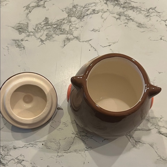 Brown Owl Ceramic Jar/Sugar Bowl - Picture 3 of 3